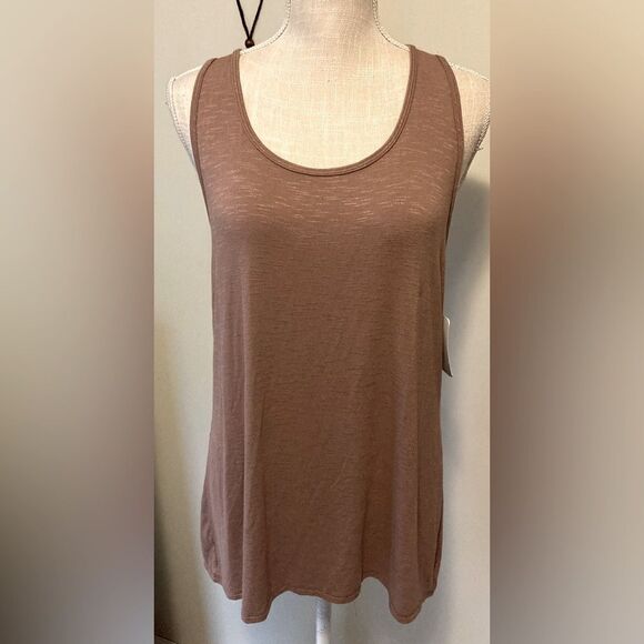 Whisper Susan Toffee Brown Tank Top – Size XL Effortless Chic NWT - Picture 2 of 8